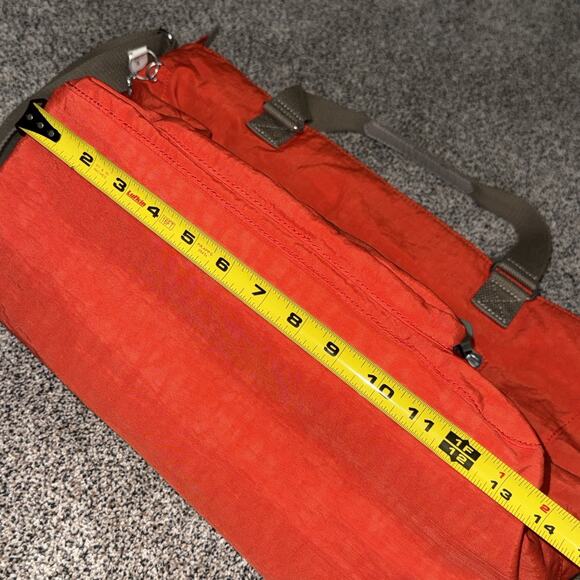 Kipling Orange Nylon Messenger Bag - Picture 6 of 8